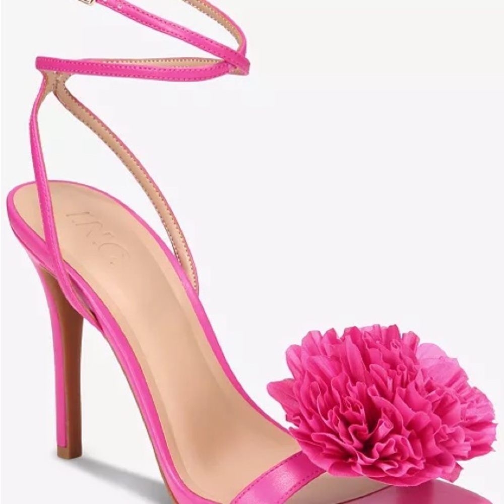 INC International Concepts Fuchsia Floral Heels